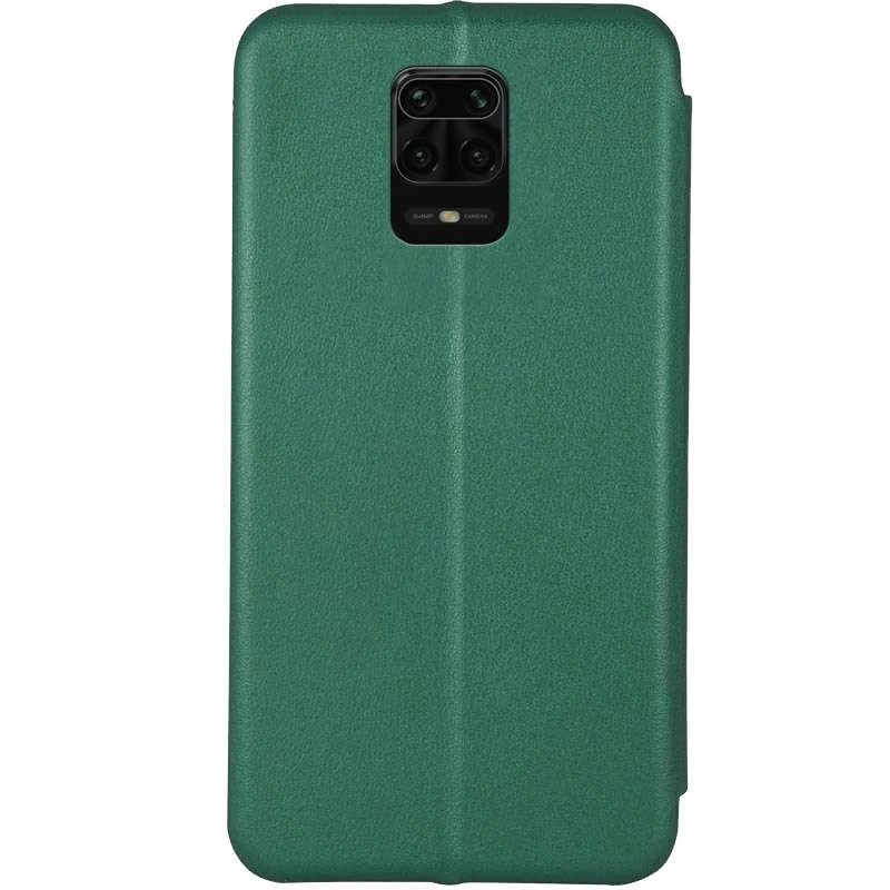 Чехол-книжка классический для Xiaomi Redmi Note 9s / Note 9 Pro / Note 9 Pro Max – Зеленый. Фото 2 из 3