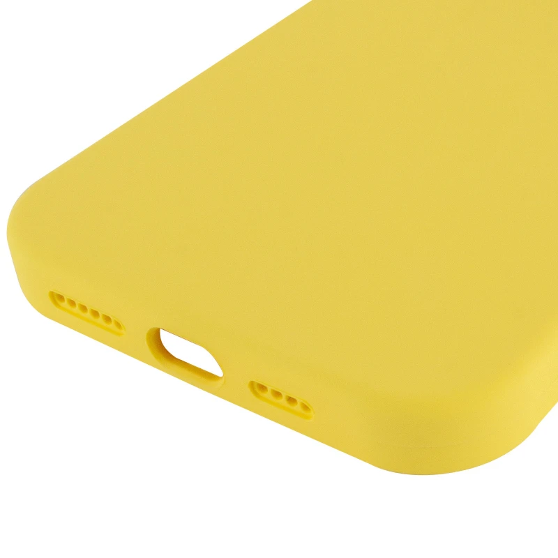 Чохол Silicone Case з закритим низом на Apple iPhone 14 Pro (6.1") – Жовтий / Yellow. Фото 8 з 8