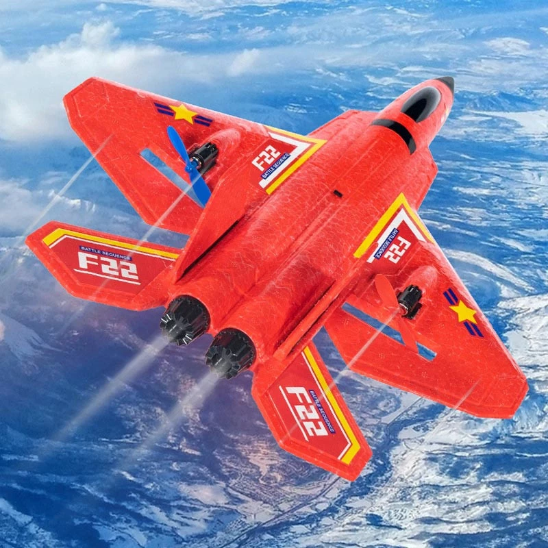 Літак на радіокеруванні SCHE HW32 F22 Fighter – Red. Фото 2 з 5