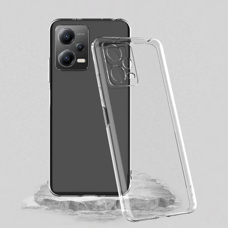 Ультратонкий силіконовий чохол 1,5 мм з захистом камери на Xiaomi Redmi Note 12 5G – Безбарвний (прозорий). Фото 2 Ультратонкий силіконовий чохол 1,5 мм з захистом камери на Xiaomi Redmi Note 12 5G – Безбарвний (прозорий). Фото 2 з 2