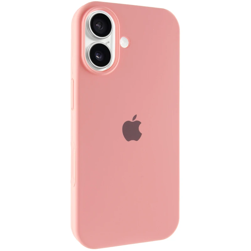 Чехол Silicone Case с закрытым низом для Apple iPhone 17 (6.3") – Розовый / Pink. Фото 2 из 6