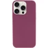 Чохол з закритим низом Silicone Case на Apple iPhone 17 Pro (6.3") – Бордовий / Plum. Фото 2 з 2