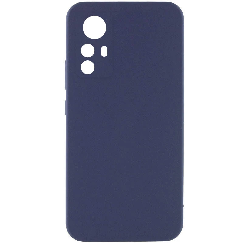 Чехол Silicone Case Lakshmi Premium з закритою камерою на Xiaomi Redmi Note 12S – Темно-синий / Midnight blue. Фото 1 из 3