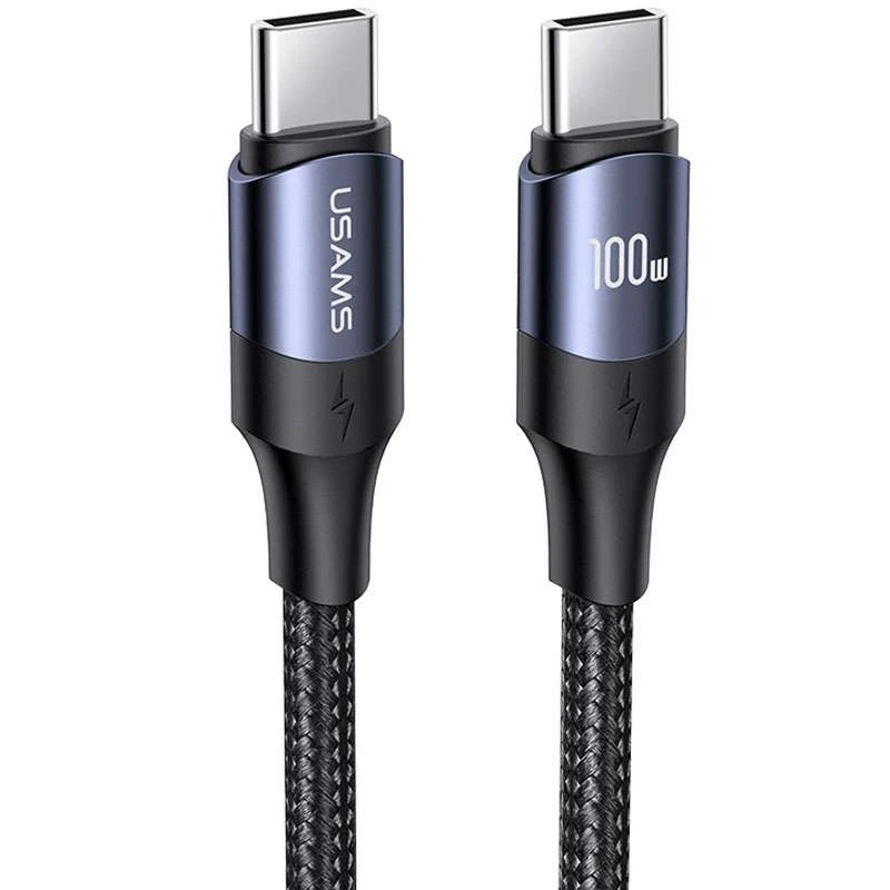

Дата кабель USAMS US-SJ524 U71 Type-C to Type-C PD 100W (1.2m) (Black)