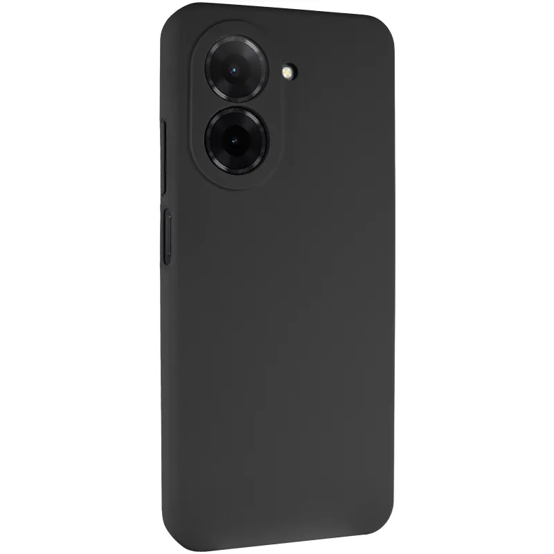 Чохол Silicone Case Lakshmi Premium із закритою камерою для Xiaomi Poco C71 – Чорний / Black. Фото 1 з 9