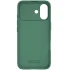Карбована накладка Nillkin Pro зі шторкою для камери на Apple iPhone 17 (6.3") – Deep Green. Фото 4 з 4