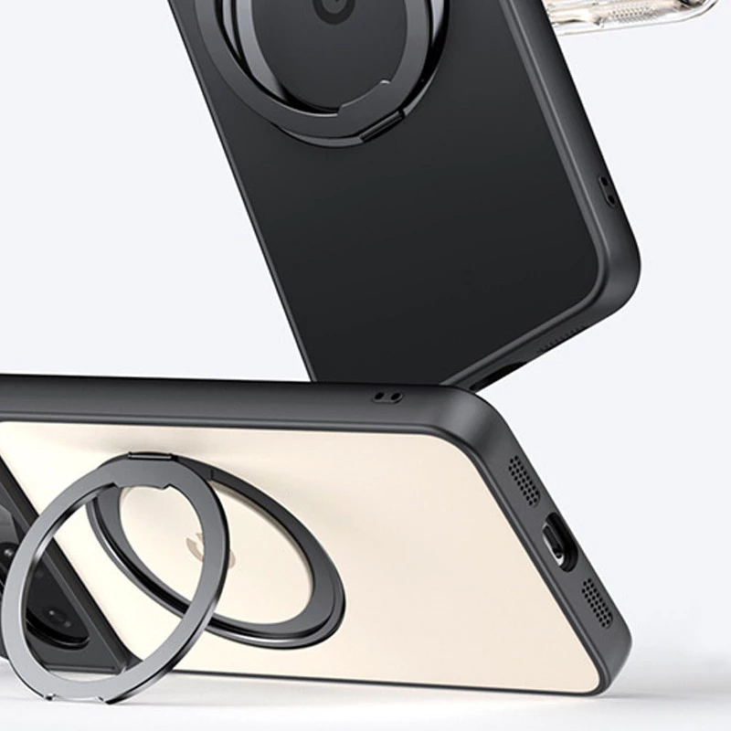 TPU чехол с MagSafe и кольцом для Google Pixel 8a – Black. Фото 4 из 13