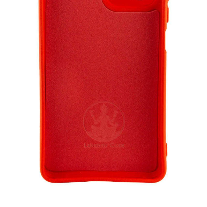 Чохол Silicone Case Lakshmi Premium з закритою камерою на Xiaomi Redmi 12 – Червоний / Red. Фото 4 з 5