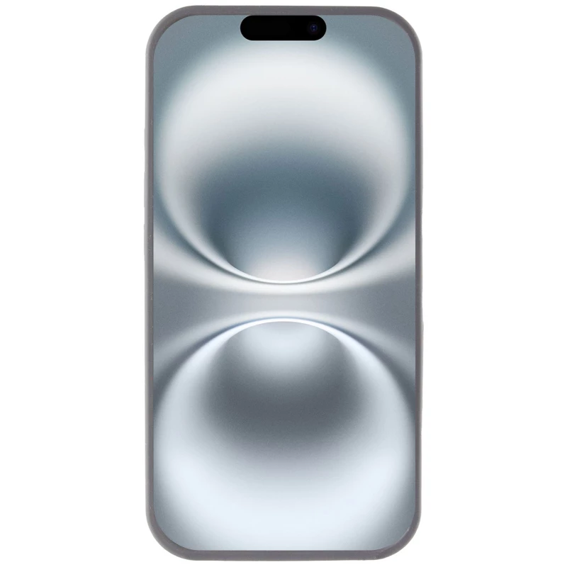 Чохол Silicone Case з захистом камери на Apple iPhone 16e (6.1") – Сірий / Dark Gray. Фото 4 з 4