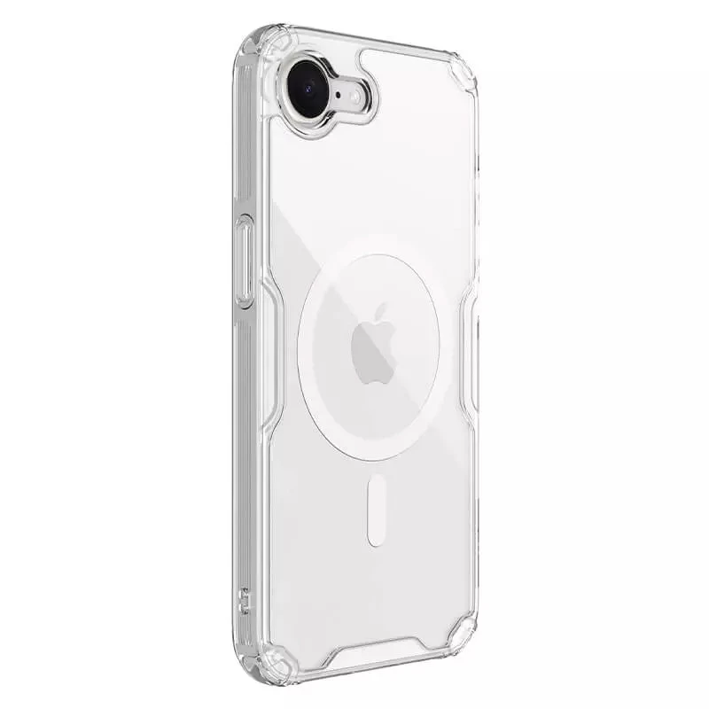 TPU чохол Nillkin Nature Pro з MagSafe на Apple iPhone 16e (6.1") – Безбарвний (прозорий). Фото 3 TPU чохол Nillkin Nature Pro з MagSafe на Apple iPhone 16e (6.1") – Безбарвний (прозорий). Фото 3 з 7