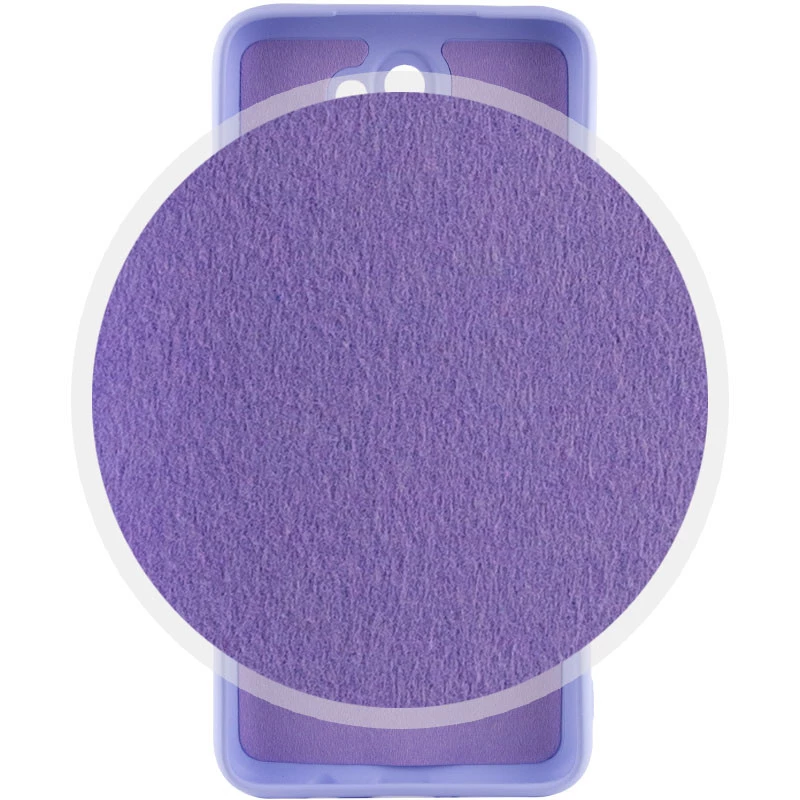 Чохол Silicone Case Lakshmi Plus з закритою камерою на Xiaomi Redmi Note 8 Pro – Бузковий / Dasheen. Фото 3 з 5