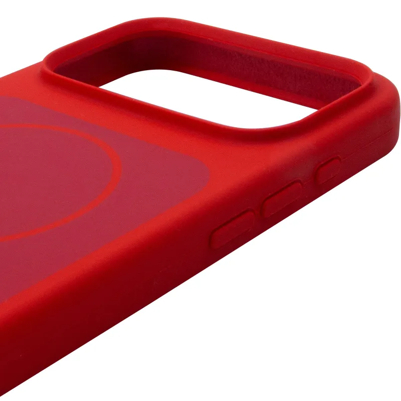 Чохол Silk Duo Color (AA) NO LOGO with Magnetic Fit для Apple iPhone 18 Pro Max – Red. Фото 4 з 5