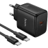 МЗП Hoco N83 Profit PD40W (1USB-C) + кабель Type-C to Type-C – Black. Фото 1 з 4
