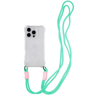 Силіконовий чохол CrossBody зі шнурком для Apple iPhone 17e (6.1") фото 1 з 7