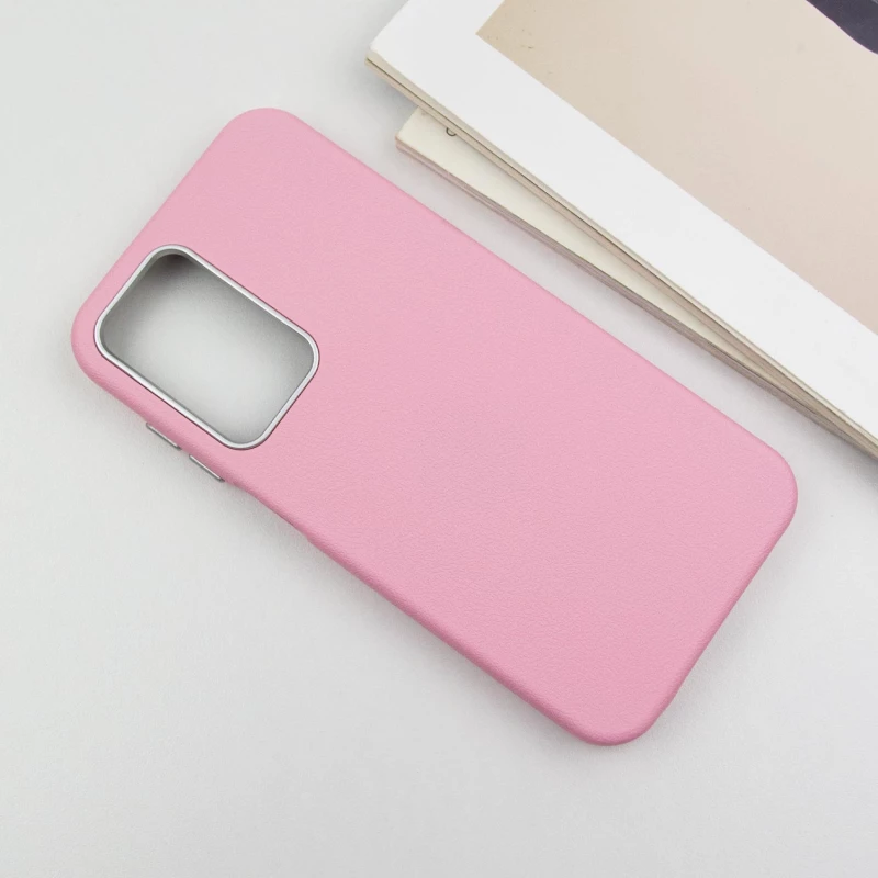 Шкіряний чохол Prestige Leather Guard для Xiaomi Poco M6 Pro 4G – Light Pink. Фото 5 з 8