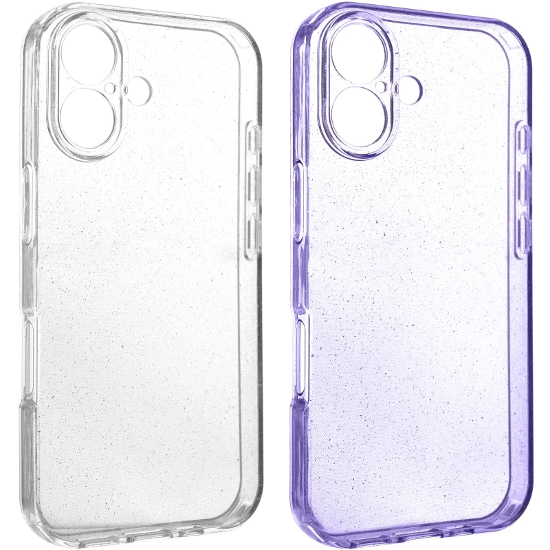 Блискучий силіконовий чохол на Apple iPhone 17 (6.3") фото 2 з 2
