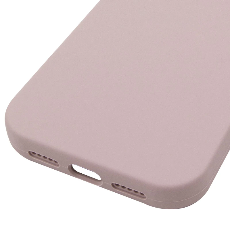 Чохол з закритим низом Silicone Case на Apple iPhone 17 Pro Max (6.9") – Сірий / Lavender. Фото 8 з 8