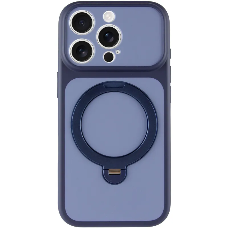 Чохол Ummi Full Camera with MagSafe HQ Ring для Apple iPhone 13 Pro Max (6.7") – Синій / Navy Blue. Фото 3 з 8