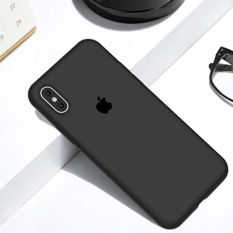 Чохол Silicone Case з закритим низом на Apple iPhone XR (6.1") – Чорний / Black. Фото 4 з 4