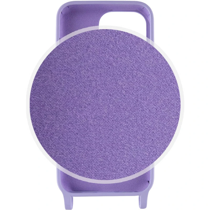 Чохол TPU two straps California на Apple iPhone 12 – Бузковий. Фото 5 з 7