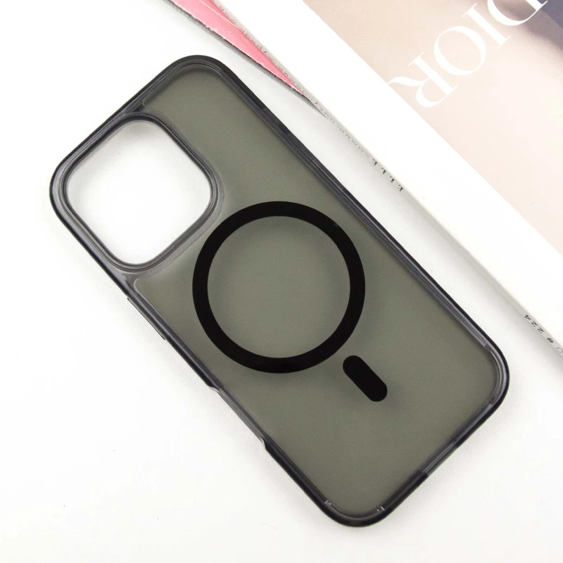 Чехол SGP Black Matte (MagFit) для Apple iPhone 16 Pro – Black. Фото 3 из 8