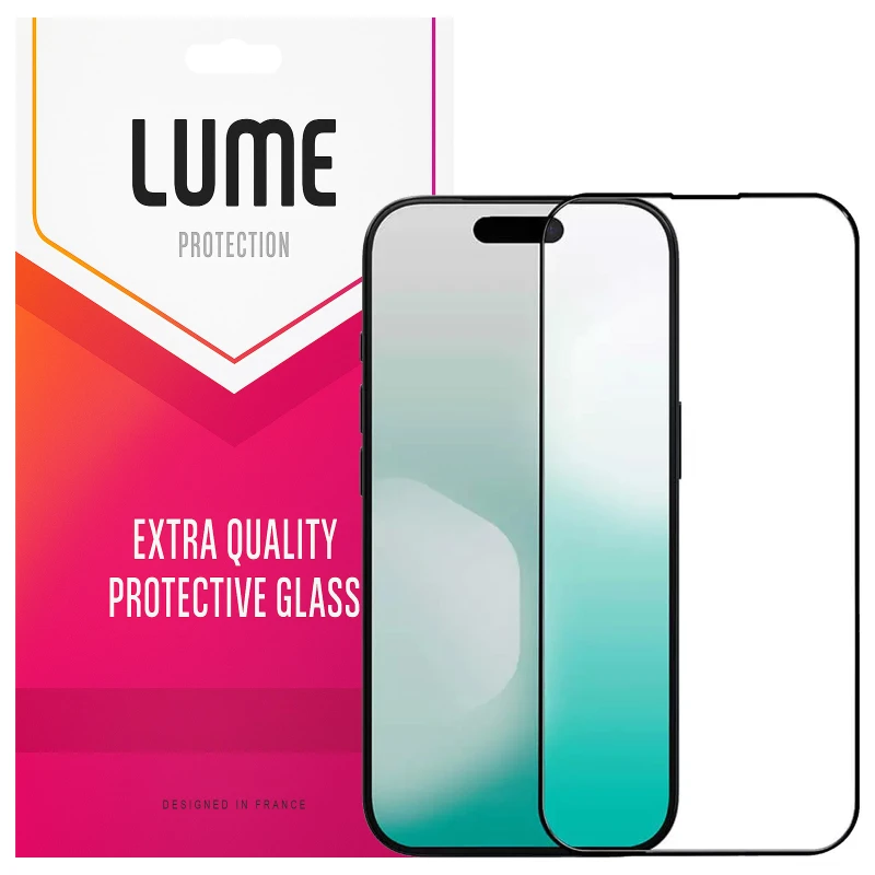 Защитное 3D стекло LUME Protection для Apple iPhone 17 Pro Max (6.9") – Черный. Фото 2 из 4