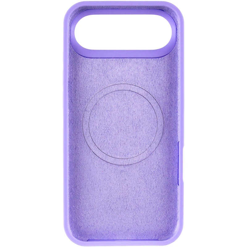 Чохол Silicone Case Full Protective (AA) V2 with MagSafe для Apple iPhone 17 Air (6.5") – Бузковий / Dasheen. Фото 6 з 13