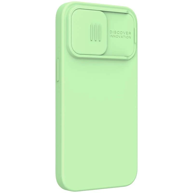 Силіконова накладка Nillkin зі шторкою для камери на Apple iPhone 13 Pro Max (6.7") – М'ятний. Фото 3 з 5