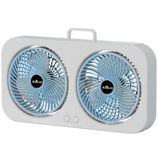 Настільний вентилятор F105 Dual-Fan Design 1800mAh фото 1 з 6