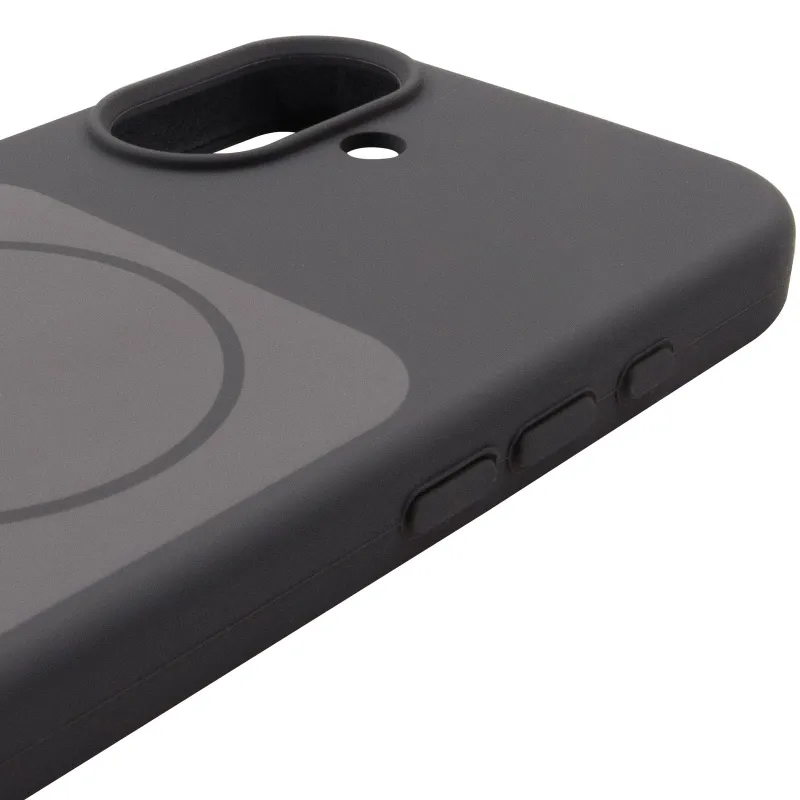 Чохол Silk Duo Color (AA) NO LOGO with Magnetic Fit для Apple iPhone 17 (6.3") – Gray. Фото 6 з 7