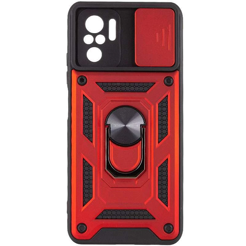 Протиударний чохол Serge Ring з захистом камери на Xiaomi Redmi Note 10 / Note 10s – Червоний. Фото 2 з 8