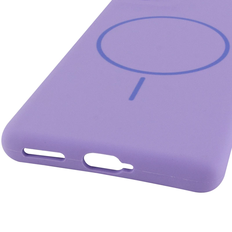 Чохол Silicone Cover Lakshmi Full Camera (AA) with Magnetic Fit для Motorola Edge 50 Fusion – Бузковий / Dasheen. Фото 9 з 10