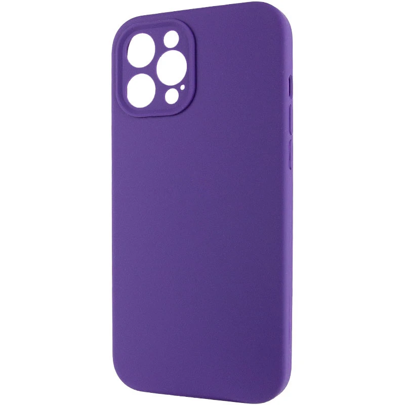 Чехол с защитой камеры Silicone Case для Apple iPhone 12 Pro (6.1") – Фиолетовый / Amethyst. Фото 5 из 11