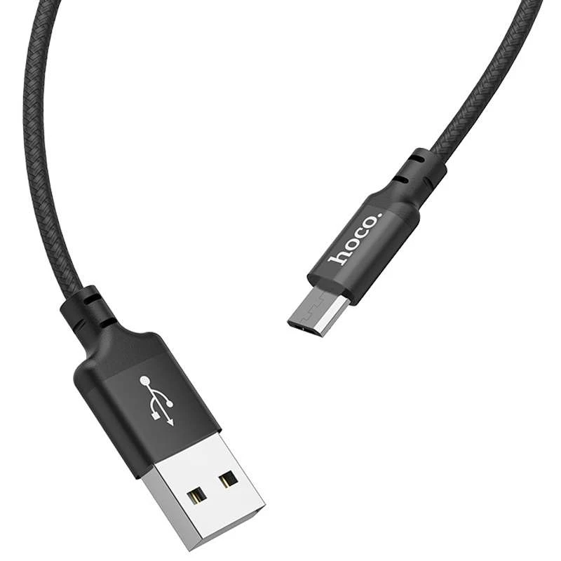 Дата кабель Hoco X14 Times Speed MicroUSB Cable (1m) – Чорний. Фото 4 з 7