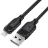 Дата кабель Acefast C16-06 USB to Lightning 2.4A (2m) – Black. Фото 4 з 5