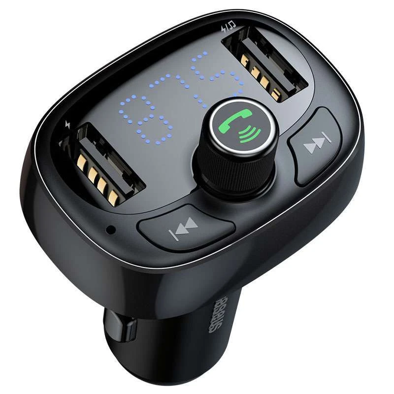

АЗП FM модулятор Baseus 2.4A 2USB (CCALL-TM) (Чорний)