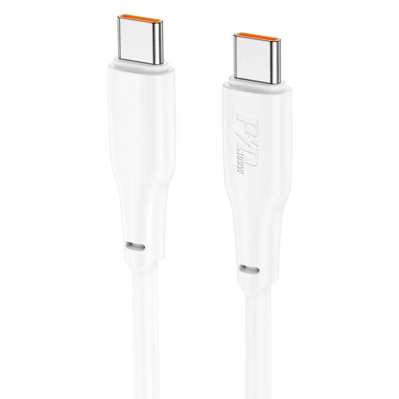 

Дата кабель Hoco X93 Force Type-C to Type-C 100W (1m) (White)