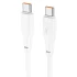 Дата кабель Hoco X93 Force Type-C to Type-C 100W (1m) – White. Фото 1 из 6