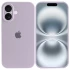 Чохол Silicone Case з захистом камери на Apple iPhone 16 Plus – Бузковий / Lilac. Фото 2 з 7
