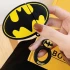 Силіконовий футляр Marvel & DC series для навушників AirPods 1/2 + кільце – Бетмен лого/Чорно-жовтий. Фото 2 з 4