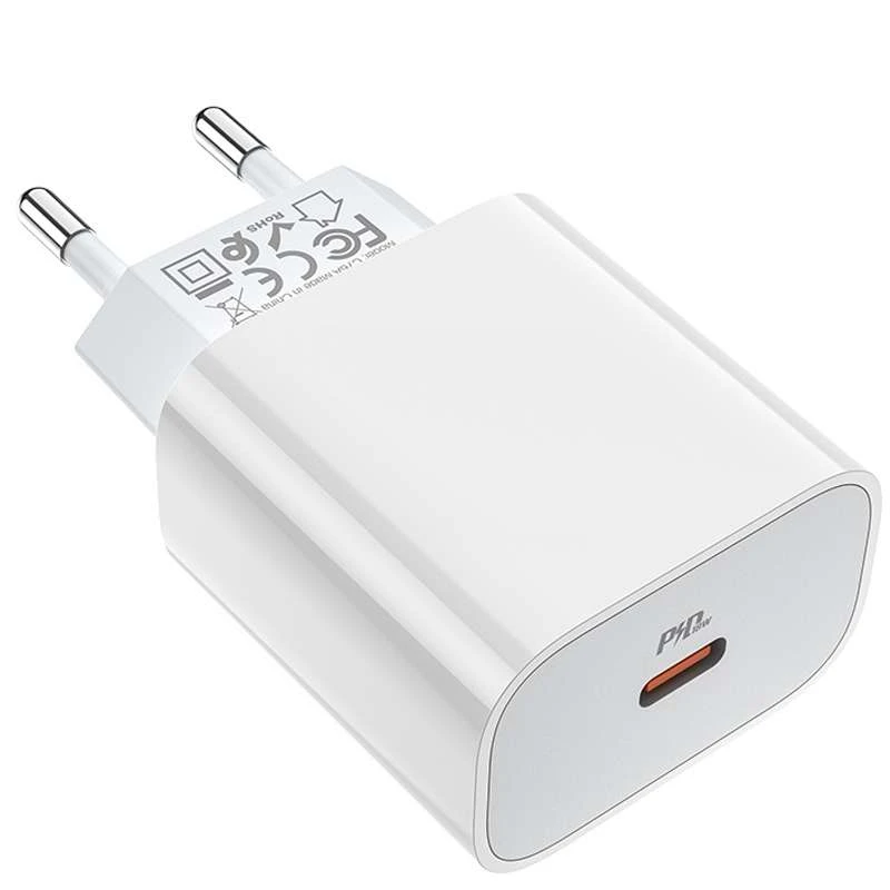 МЗП Hoco C76A Speed source PD20W charger (EU) – Білий. Фото 3 з 6