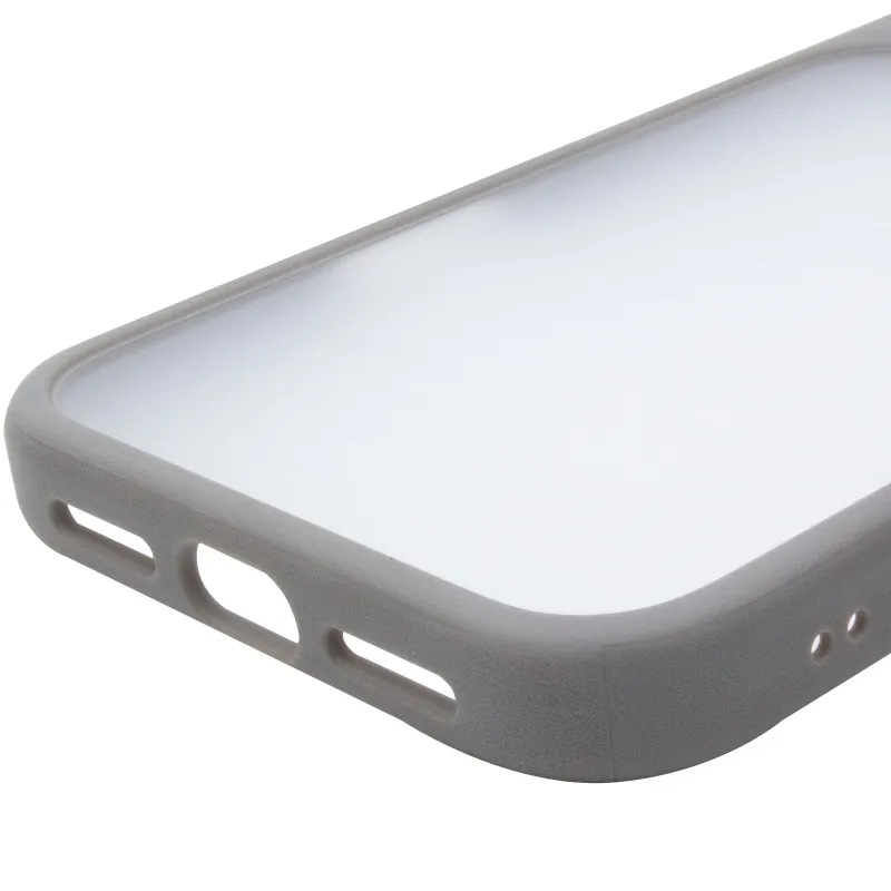 TPU+PC з металевими кнопками на Apple iPhone 17 Pro (6.3") – Сірий / Grey. Фото 6 з 7