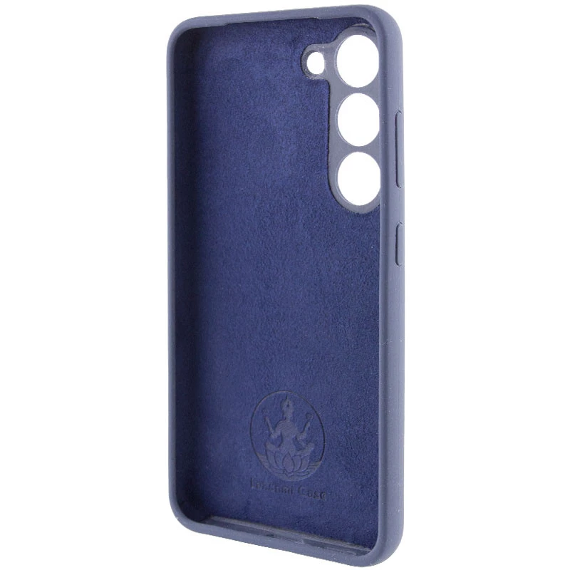 Чохол Silicone Case Lakshmi Premium з закритою камерою на Samsung Galaxy S22 – Темно-синій / Midnight blue. Фото 4 з 7