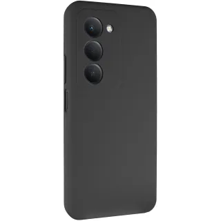 Чехол Silicone Case Lakshmi Premium з закритою камерою на Xiaomi Redmi 15 4G (Global) / 5G — Черный / Black