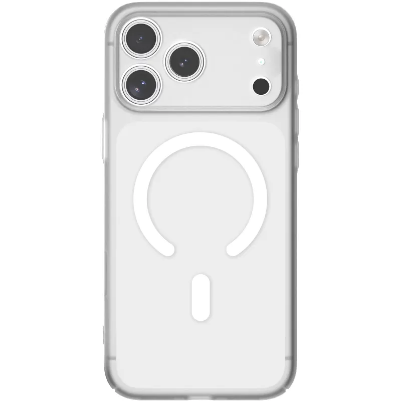 Чехол PC Slim Matte with Magnetic Fit (camera button) для Apple iPhone 18 Pro Max – White. Фото 2 из 3