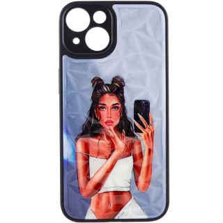 Скляний чохол Prisma Ladies на Apple iPhone 14 (6.1") — Black in White