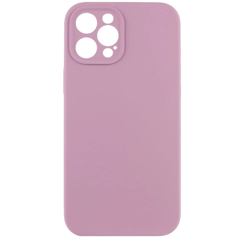 Чехол с защитой камеры Silicone Case для Apple iPhone 12 Pro (6.1") – Лиловый / Lilac Pride. Фото 1 из 5