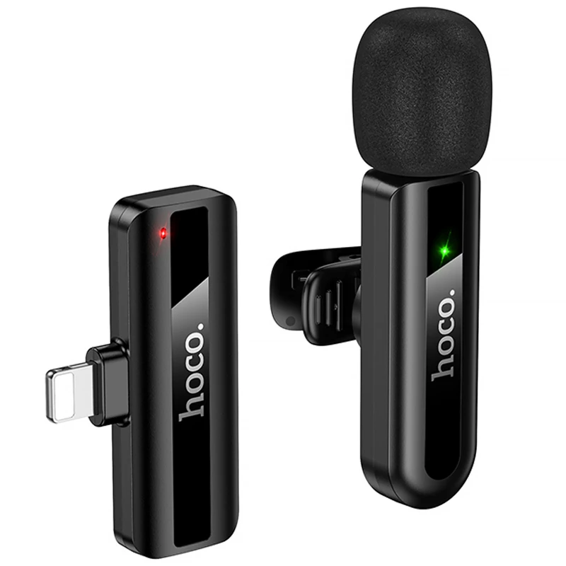 Петличный беспроводной микрофон Hoco L20 Fair Lightning фото 1 из 1