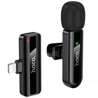 Петличный беспроводной микрофон Hoco L20 Fair Lightning фото 1 из 6