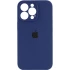 Чехол Silicone Case с защитой камеры для Apple iPhone 16 Pro – Синий / Deep navy. Фото 1 из 1